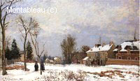 La Route de Versailles vers Saint-Germain, Louveciennes, Effet de Neige