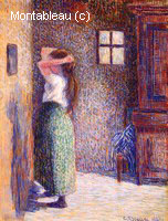 Jeune Paysanne à sa Toilette