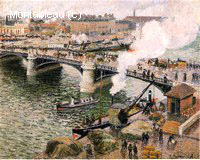 Le Pont Boieldieu, Temps Humide