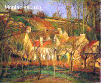 Toits Rouges, Coin d'un Village, Hiver (Côte de Saint-Denis à Pontoise)