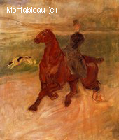 Cavalière et Chien