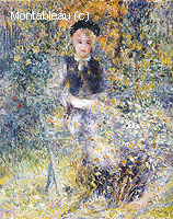Young Woman on a Bench