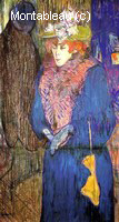 Jane Avril Entrant au Moulin Rouge