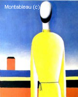 Complicated Premonition (Torso in a Yellow Shirt)