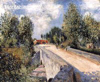 Bridge over the Orvanne near Moret