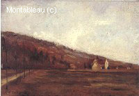 Etude pour 'Les Bords de la Marne en Hiver'