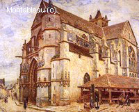 The Church at Moret, Icy Weather