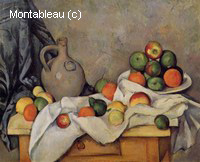 Curtain, Jug and Fruit Bowl