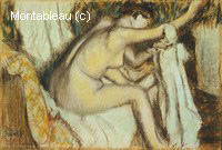 Woman Drying Herself