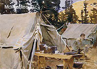 Camp at Lake O'Hara