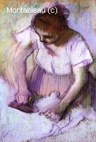 Woman Ironing