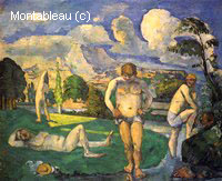 Bathers, Mont Sainte-Victoire in the Background