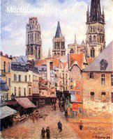 Rue de l'Epicerie, Rouen, Matin, Temps Gris