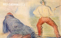 Soldier Fencing, Another Reclining