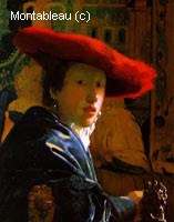 The girl with the red hat