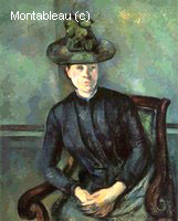 Woman in a Green Hat (Madam Cezanne)