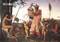 Anachreon Bacchus and Cupid
