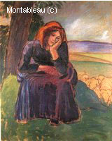 Bergère Assise (Croquis)