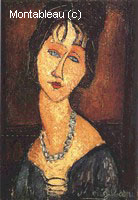 Jeanne Hebuterne with Necklace