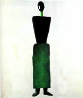 Suprematism. Female Figure