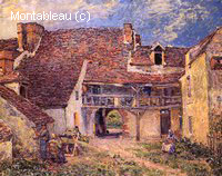 Courtyard of Farm at Saint-Mammes