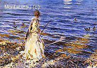 Girl Fishing at San Vigilio
