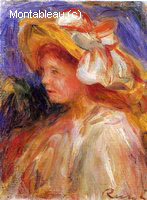 Profile of a Young Woman in a Hat