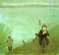 Fisherman by the Rhin