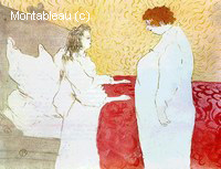 Femme au Lit, Profil, se Levant ('Elles')