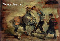 Le Cheval Combattant son Valet d'Ecurie