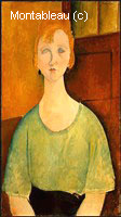 Girl in a Green Blouse