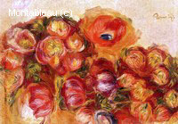 Study of Flowers, Anemones and Tulips