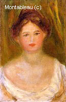 Portrait of a Woman with Hair Bun