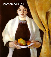 Portrait with Apples: Wife of the Artist