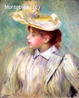 Young Woman in a Straw Hat