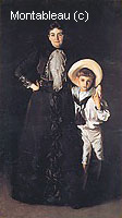 Mrs Edward L. Davis and her Son Livingston