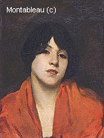 A Venetian Woman in a Scarlet Shawl