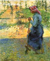 Etude d'une Paysanne en Plein Air (Paysanne Bêchant)