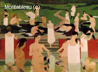 Le bain au soir d'été