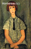 Young Girl in a Striped Blouse