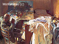 An Artist in his Studio