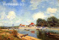 The Loing Dam at Saint-Mammes