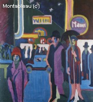 Street scene at night