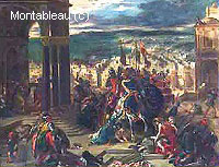 The Fall of Constantinople by the Crusaders
