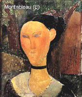 Woman with Velvet Ribbon (The Black Border)