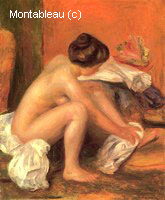 Bather Drying her Feet