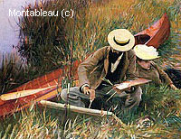 Paul Helleu Sketching with his Wife