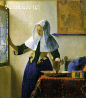 Young woman with a water pitcher