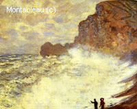 Temps orageux à Etretat