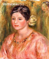 Head of a Young Girl in Red